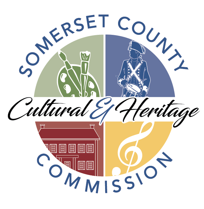 Somerset County Cultural and Heritage Commission logo with artistic symbols